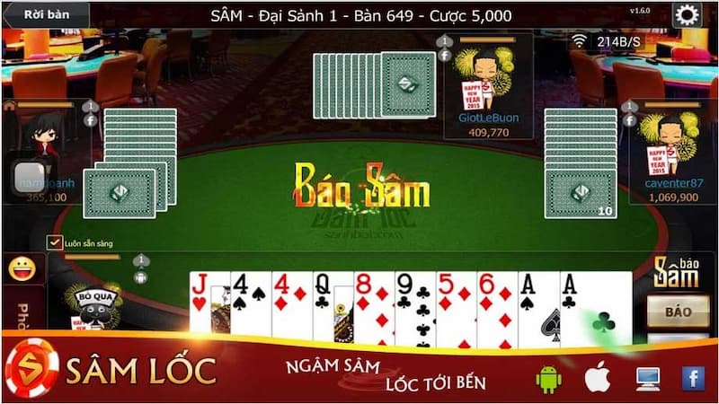 Trò chơi game bài đổi thưởng sâm lốc