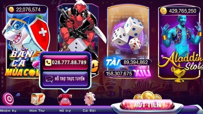 Các thao tác nạp thưởng, đổi trả chuyên nghiệp tại  game bài Bum club