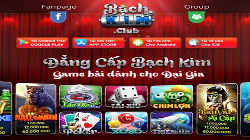 Những sản phẩm hấp dẫn tại nổ hũ Bạch Kim